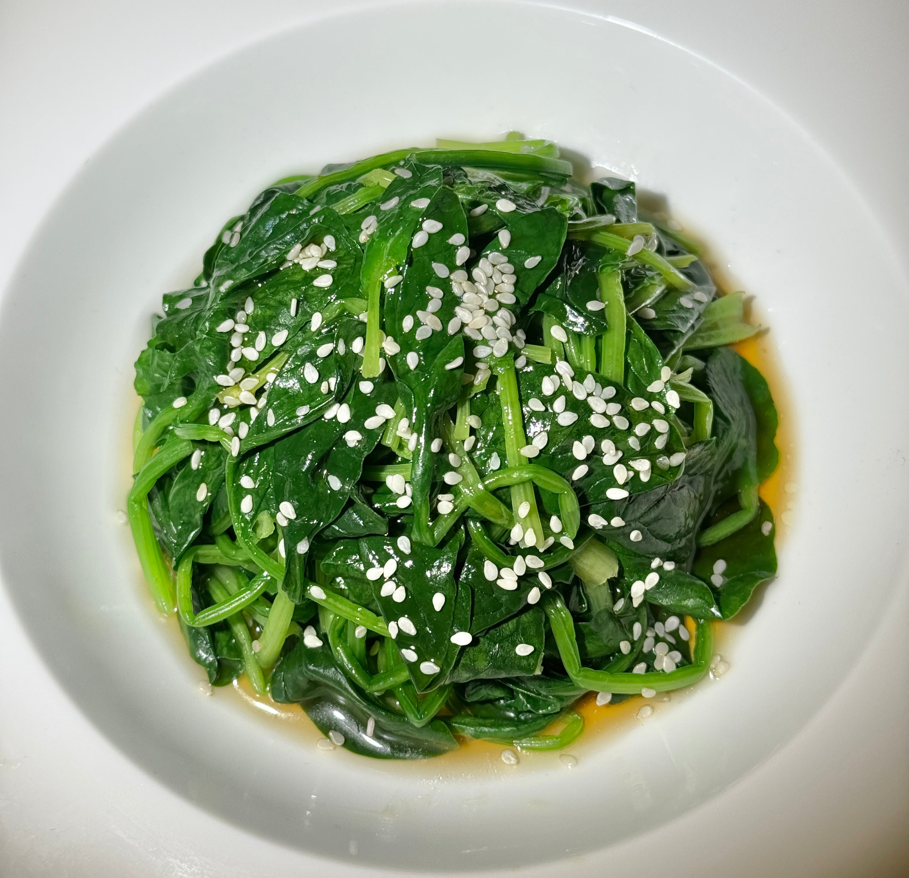 涼拌菠菜苗
