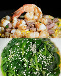 澳洲野生藍尾蝦 × A5和牛飯（鮮香·抗氧·低GI ）+涼拌蔬菜套餐